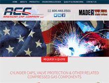 Tablet Screenshot of americap-mfg.com